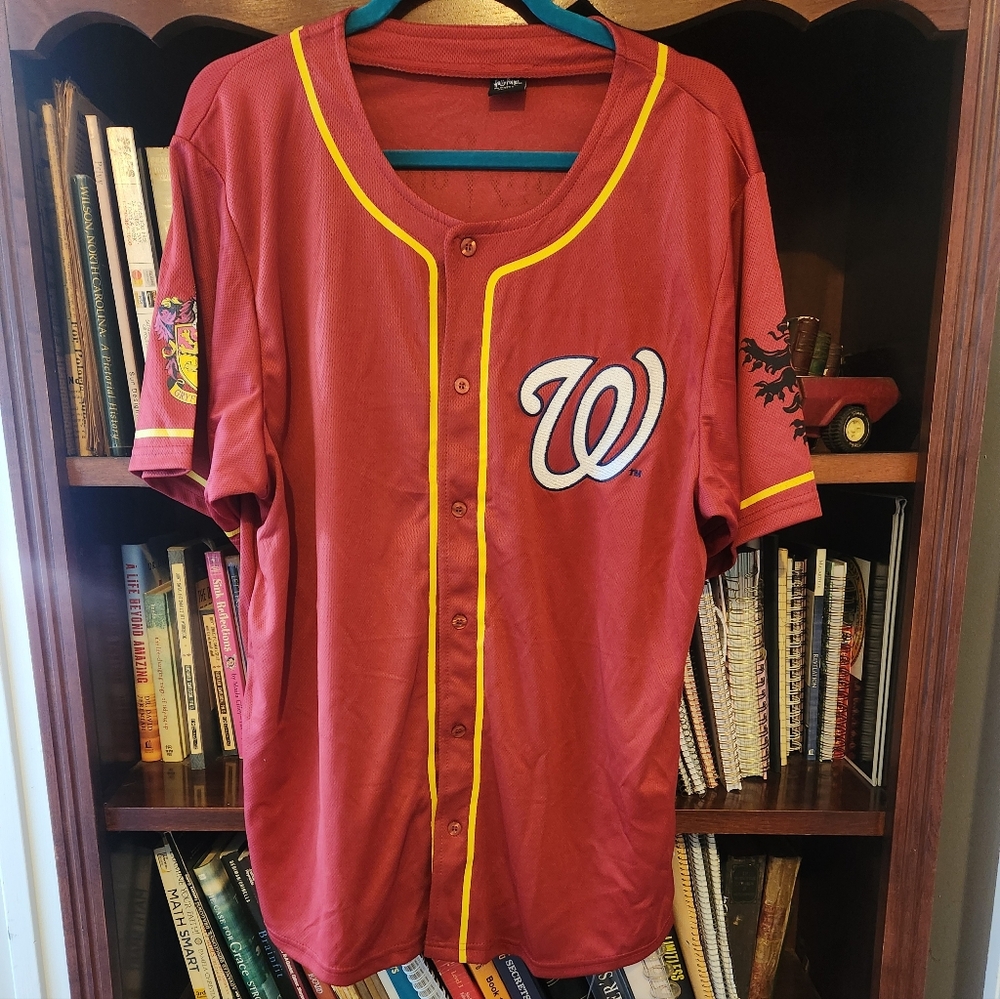 Harry Potter Washington Nationals jersey red large